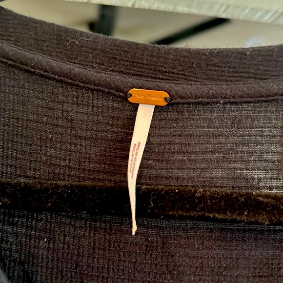 Free People Your Girl Tunic Black Size Large - Picture 2 of 3